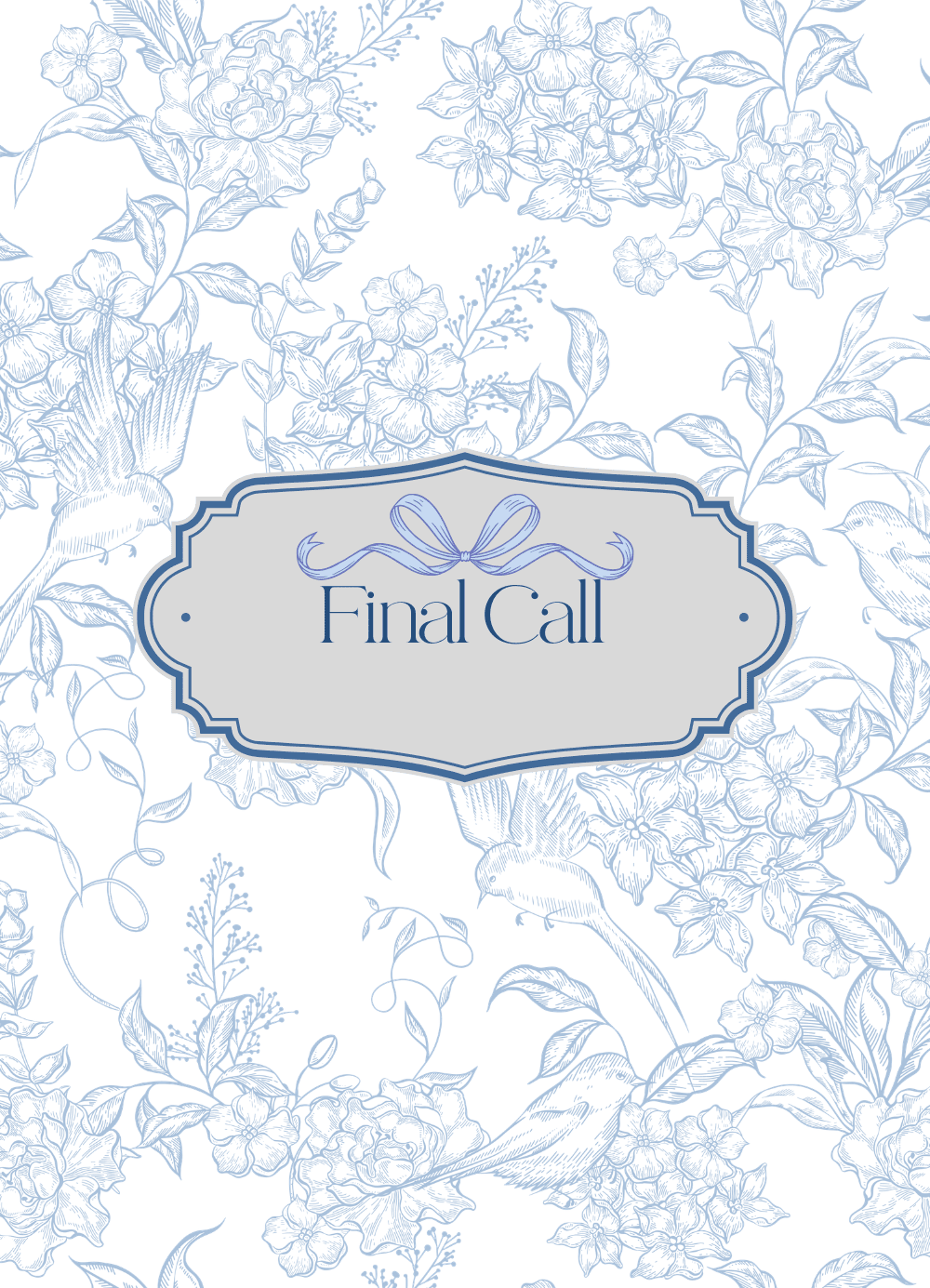 Final Call - Fairway Faith Apparel Co