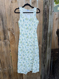 Floral Button Down Dress | Midi Length
