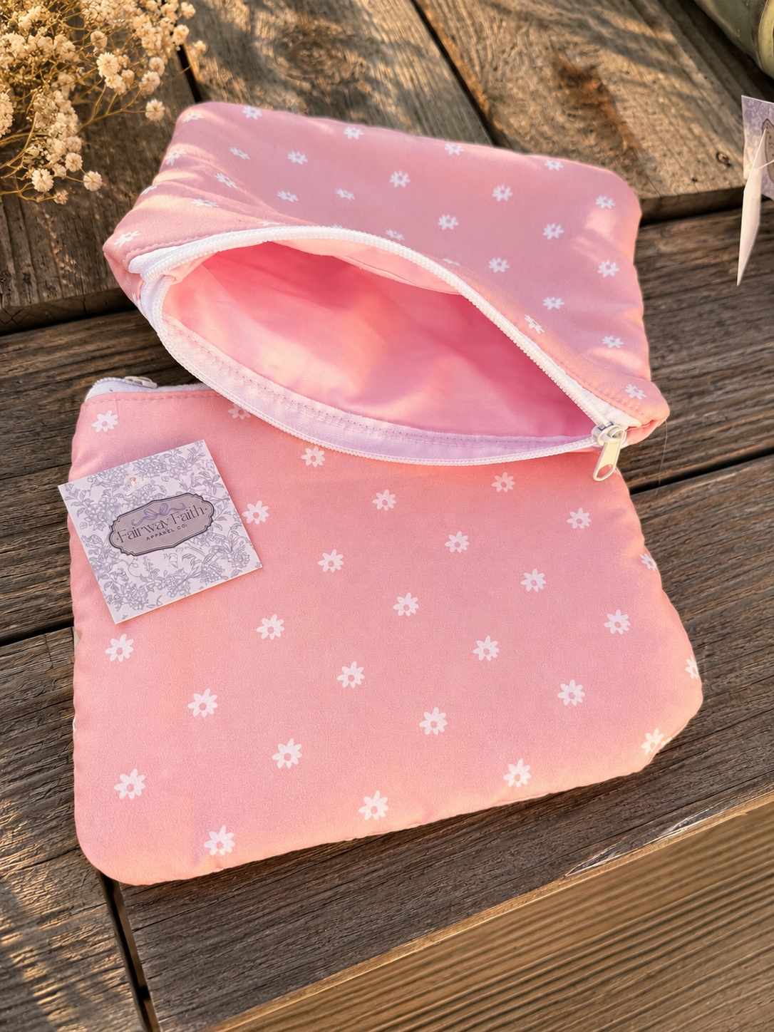 Handmade Pouch | Pink Medium