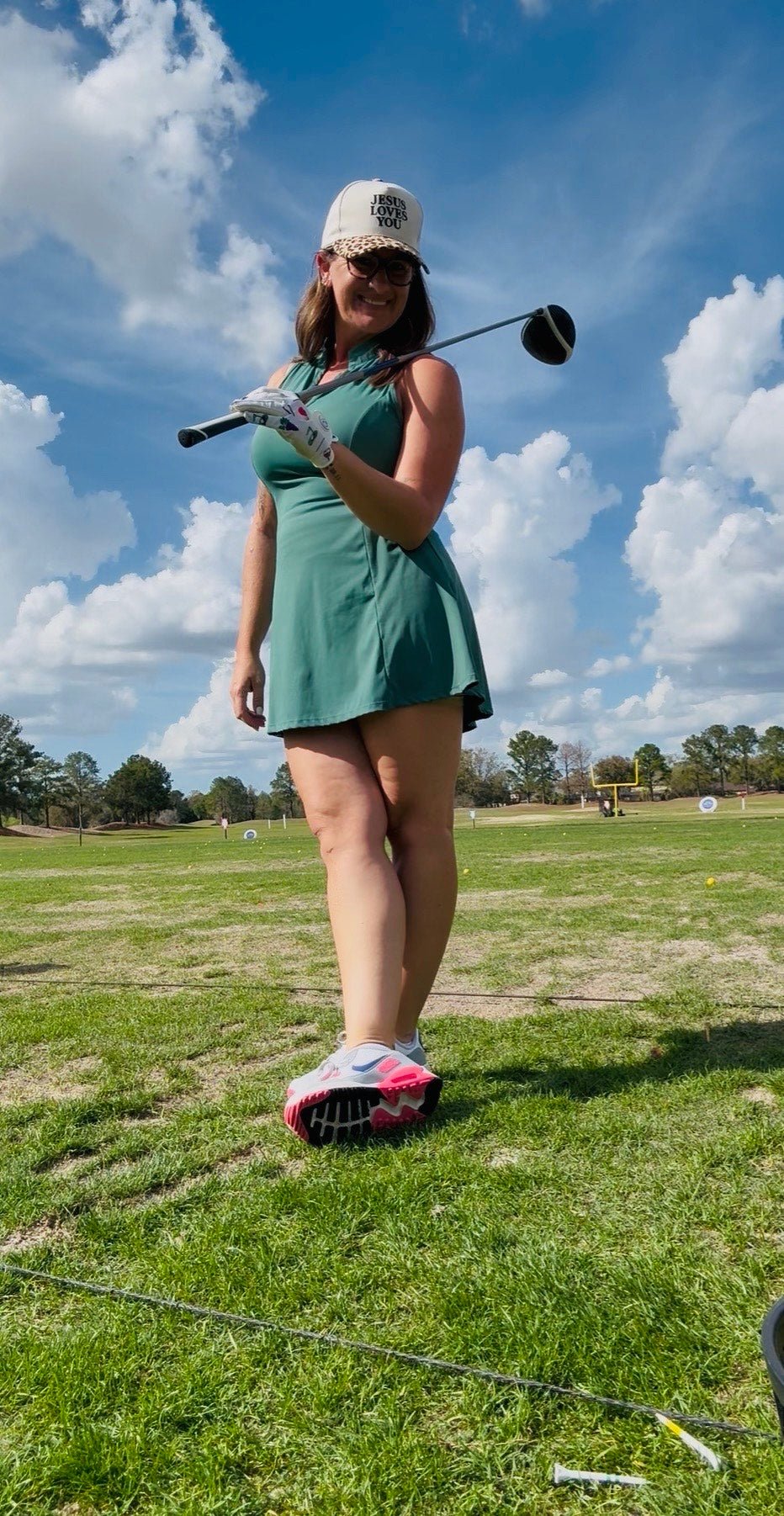 Blessed Birdie Active Dress - Fairway Faith Apparel Co