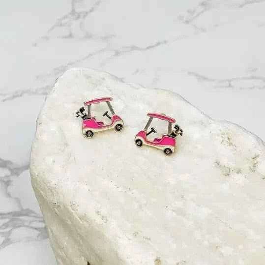 Golf Cart Earring | Subtle Charm