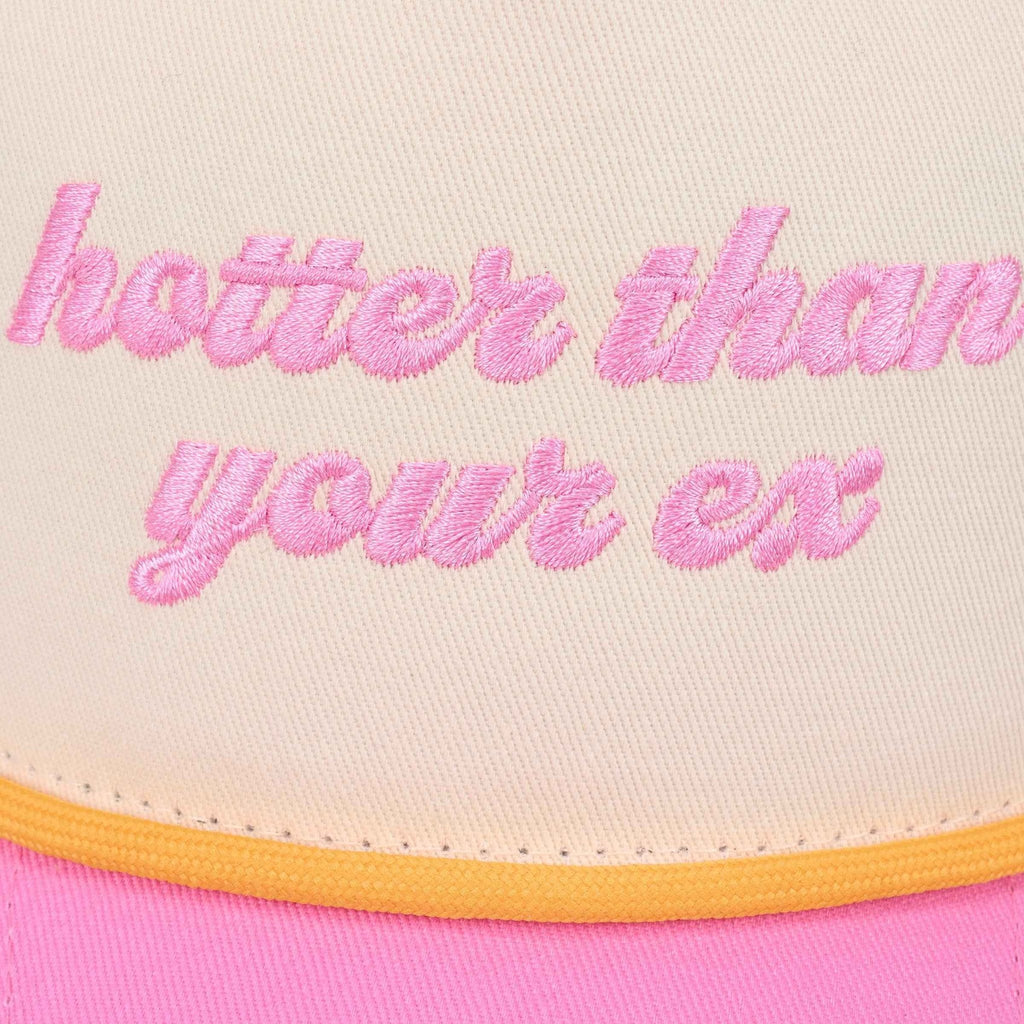 Hotter Than Your Ex Trucker Hat - Fairway Faith Apparel Co