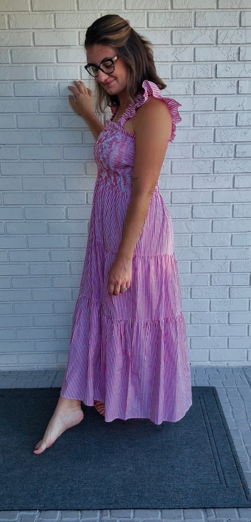 Rhianna Midi Dress | 100% Cotton - Fairway Faith Apparel Co