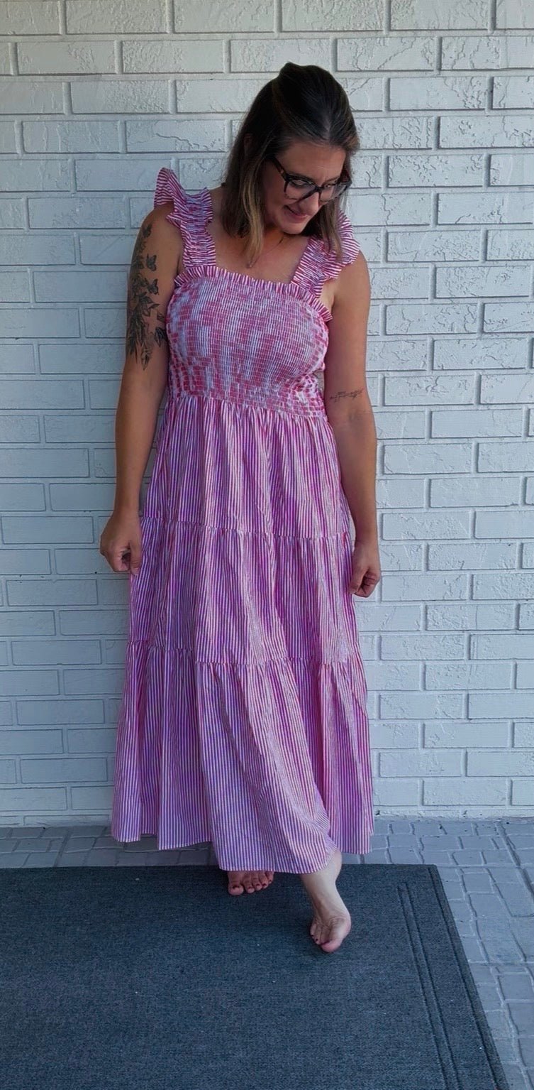 Rhianna Midi Dress | 100% Cotton - Fairway Faith Apparel Co