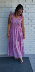 Rhianna Midi Dress | 100% Cotton - Fairway Faith Apparel Co