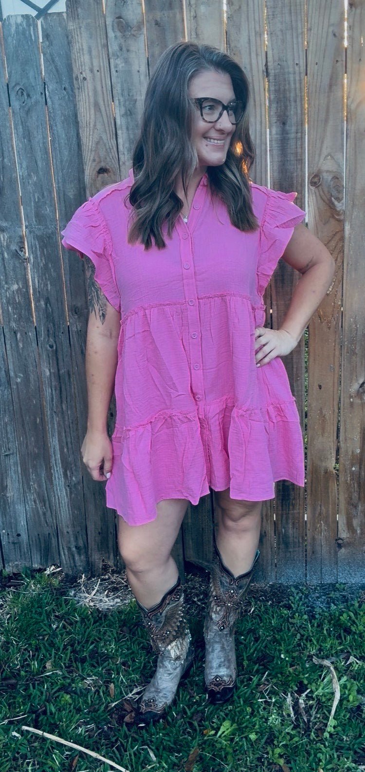 Savannah Belle Dress | Mini Dress - Fairway Faith Apparel Co