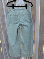 Striped Wide Leg Denim | High-Rise - Fairway Faith Apparel Co