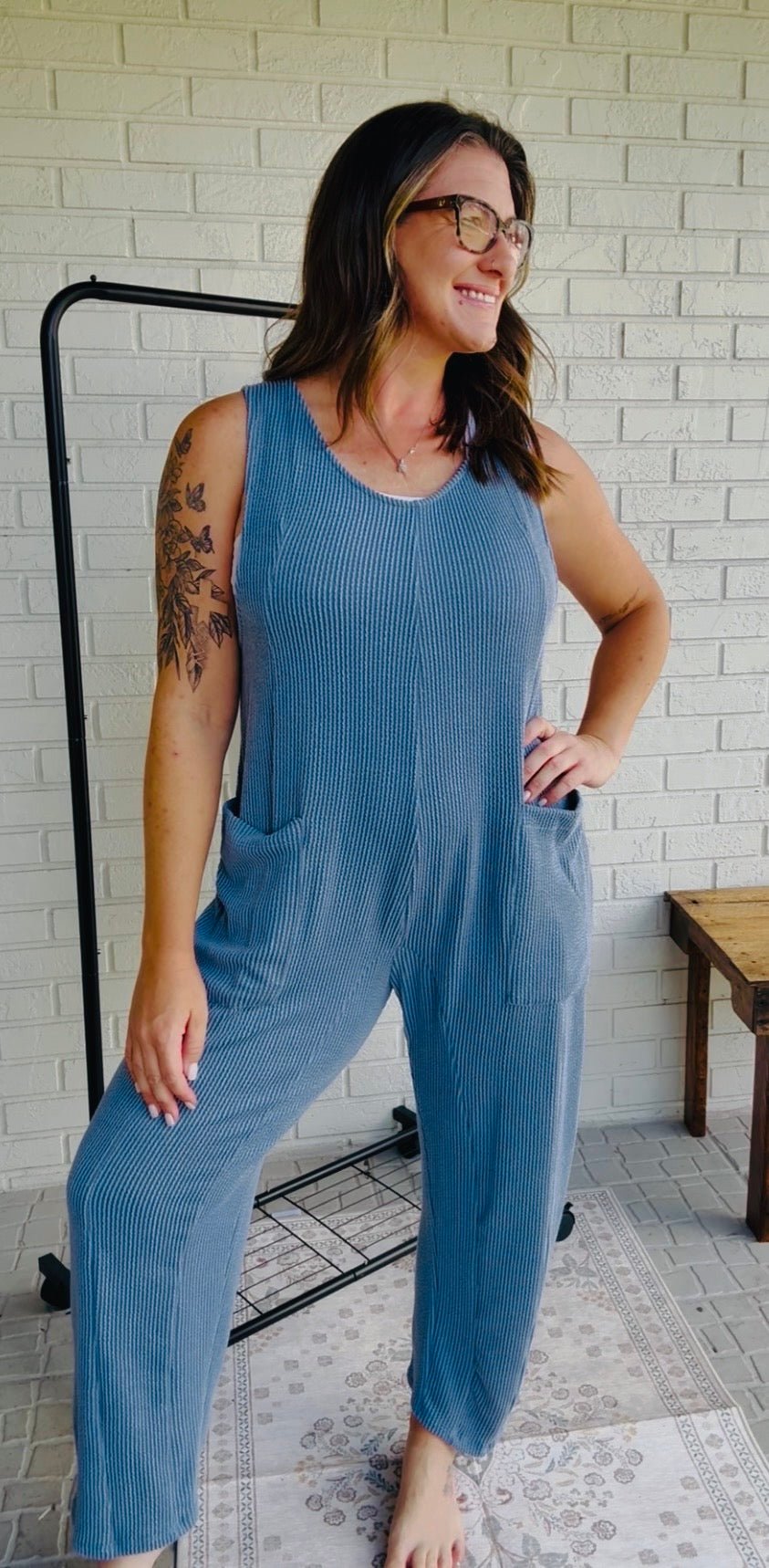 The Delilah Romper | Oversized & Soft - Fairway Faith Apparel Co